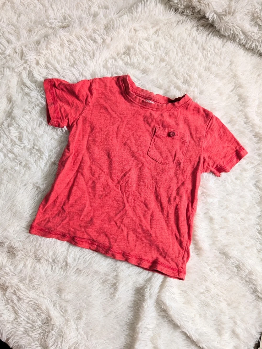 Gymboree 100% Cotton Red Pocket Tshirt Size 2T